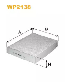 WIX FILTERS wp2138 -  Фильтр воздуха в салоне